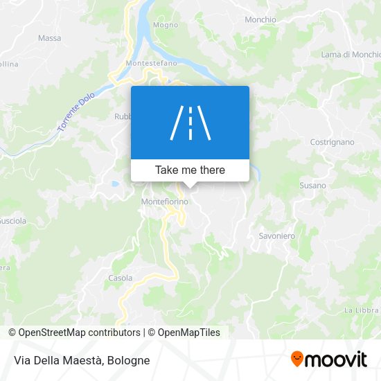 Via Della Maestà map