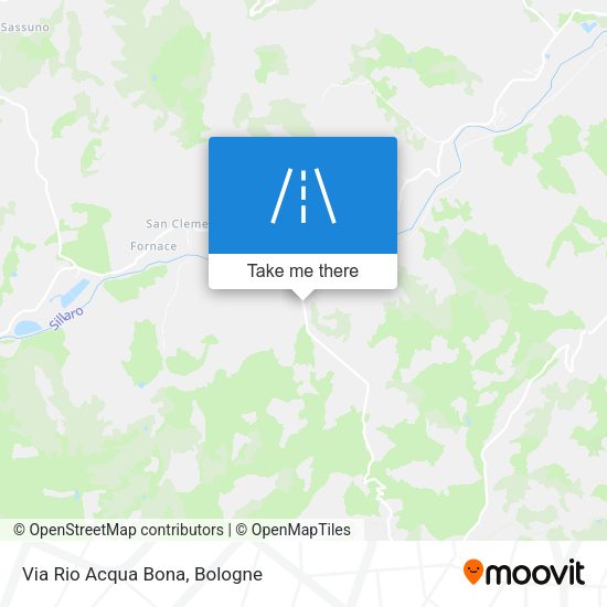 Via Rio Acqua Bona map