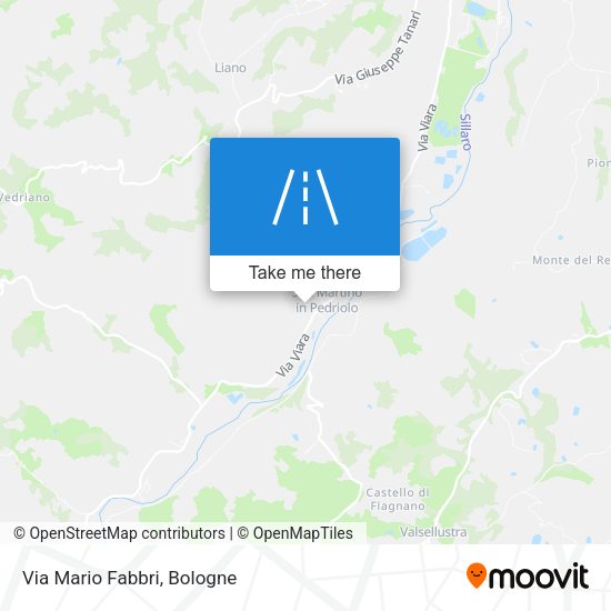 Via Mario Fabbri map