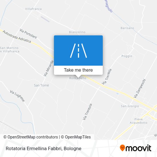 Rotatoria Ermellina Fabbri map