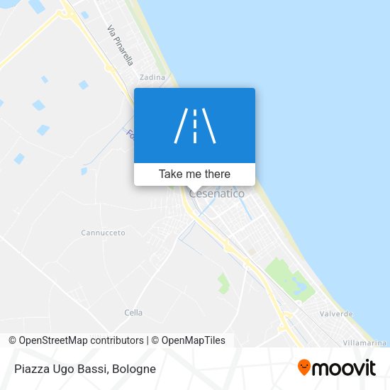 Piazza Ugo Bassi map