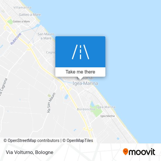 Via Volturno map