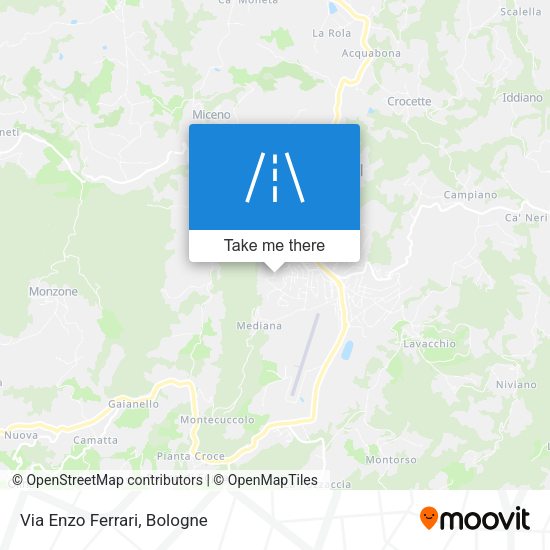 Via Enzo Ferrari map