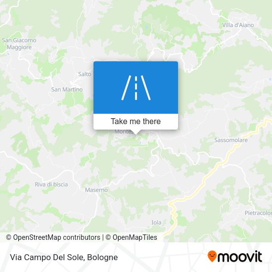 Via Campo Del Sole map
