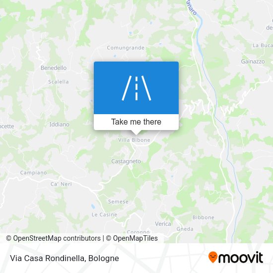 Via Casa Rondinella map
