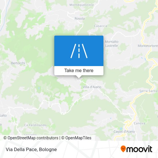 Via Della Pace map