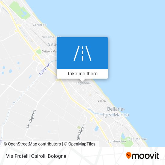 Via Fratelli Cairoli map