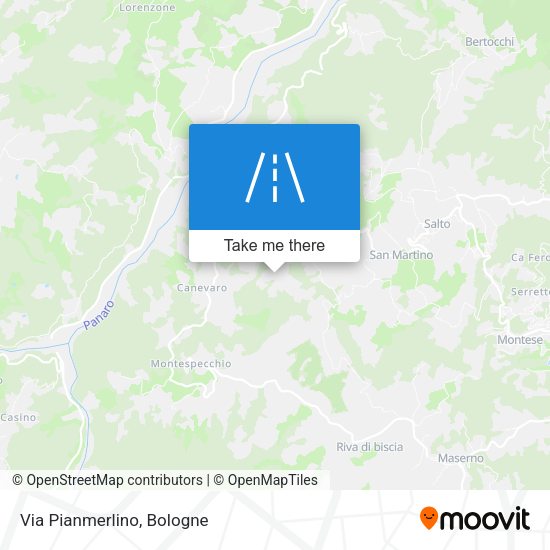 Via Pianmerlino map