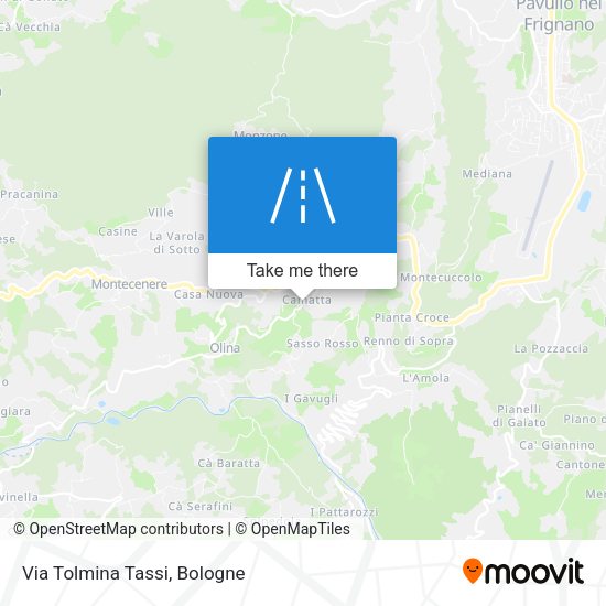 Via Tolmina Tassi map