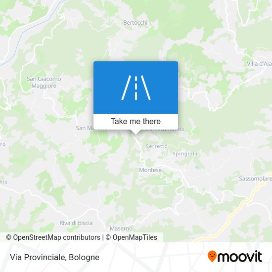 Via Provinciale map