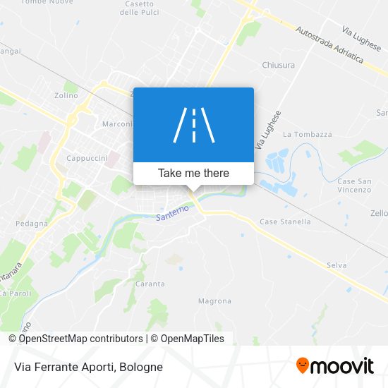 Via Ferrante Aporti map