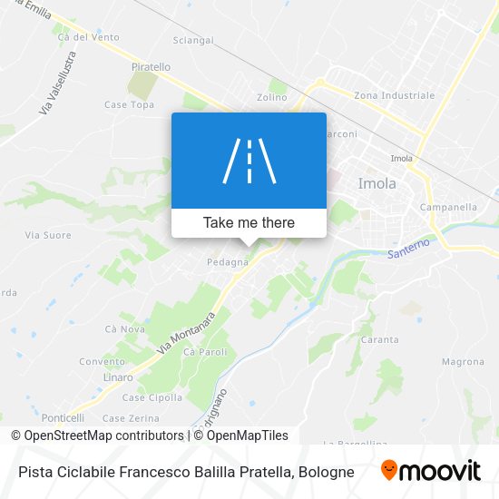 Pista Ciclabile Francesco Balilla Pratella map