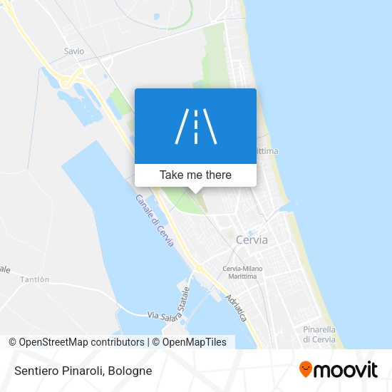 Sentiero Pinaroli map