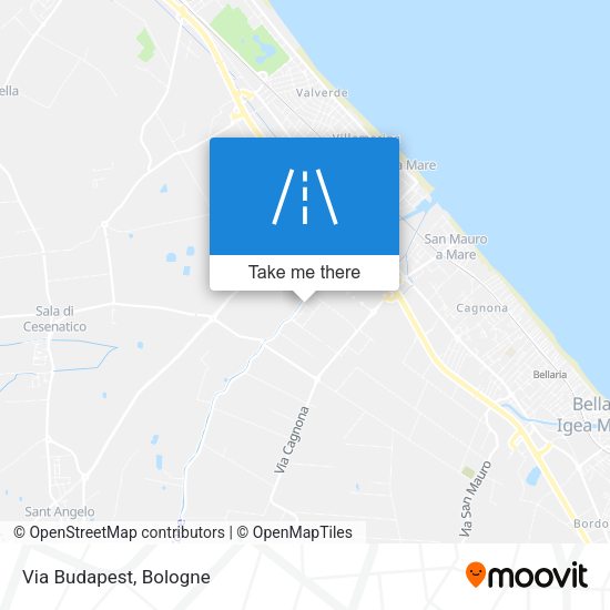 Via Budapest map