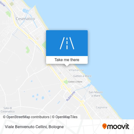 Viale Benvenuto Cellini map