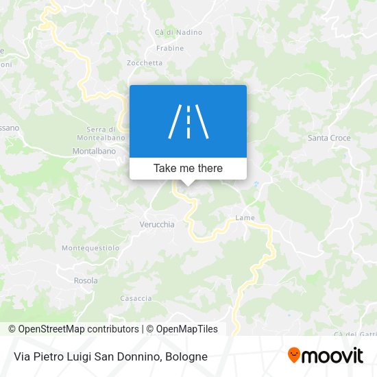 Via Pietro Luigi San Donnino map