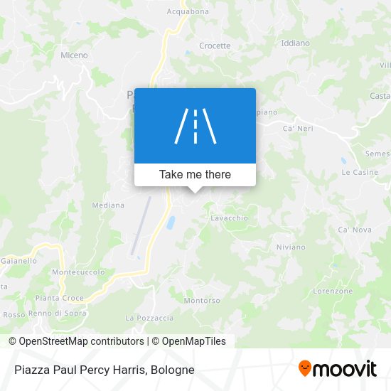 Piazza Paul Percy Harris map