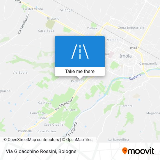 Via Gioacchino Rossini map