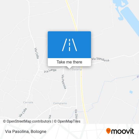Via Pasolina map