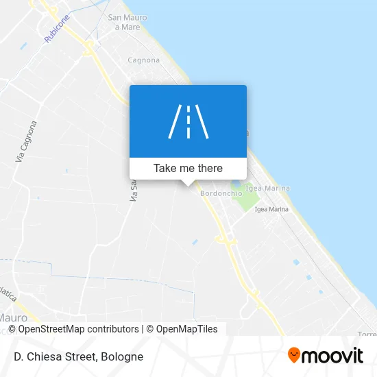 D. Chiesa Street map