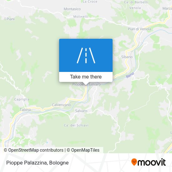 Pioppe Palazzina map