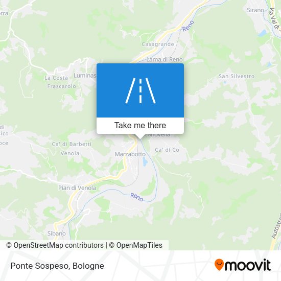 Ponte Sospeso map