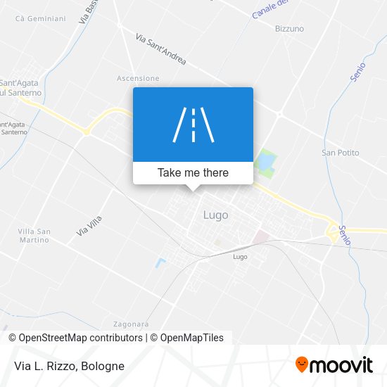 Via L. Rizzo map