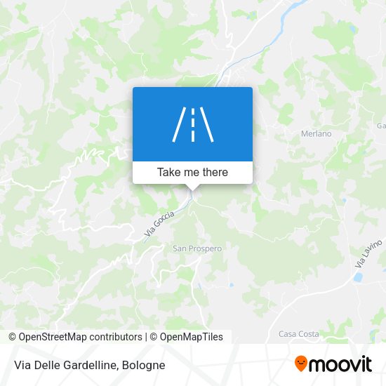 Via Delle Gardelline map