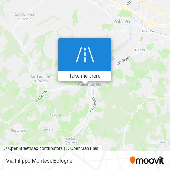 Via Filippo Montesi map