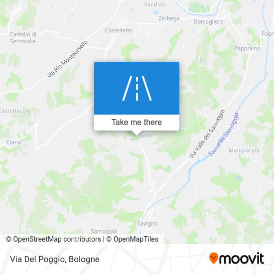 Via Del Poggio map