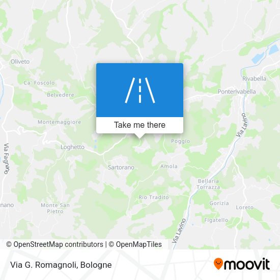 Via G. Romagnoli map
