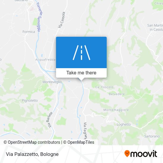 Via Palazzetto map