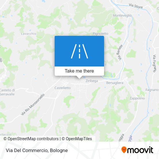 Via Del Commercio map
