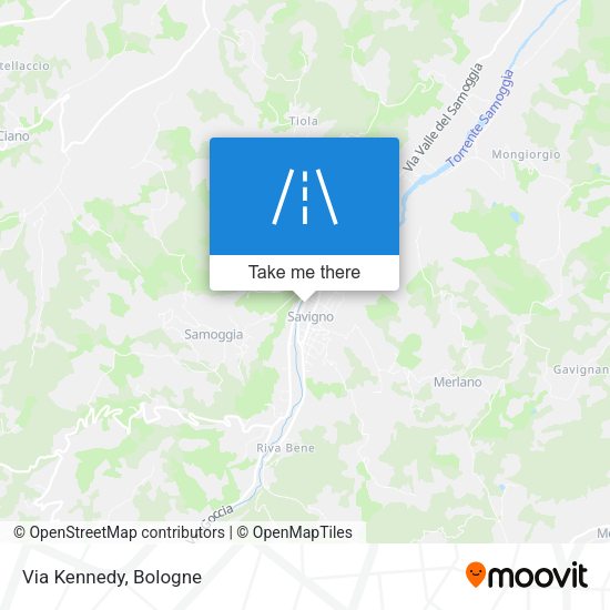 Via Kennedy map