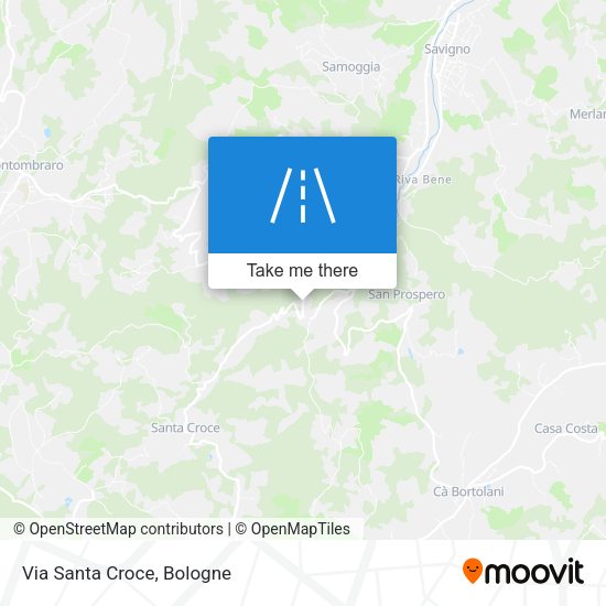 Via Santa Croce map