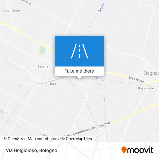 Via Belgioioso map