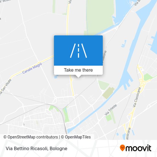 Via Bettino Ricasoli map