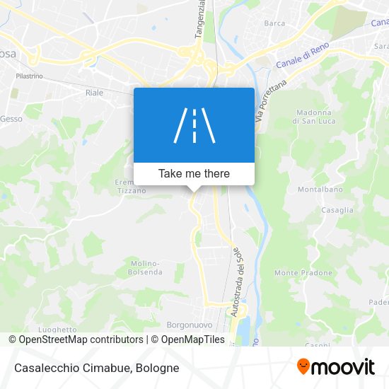 Casalecchio Cimabue map