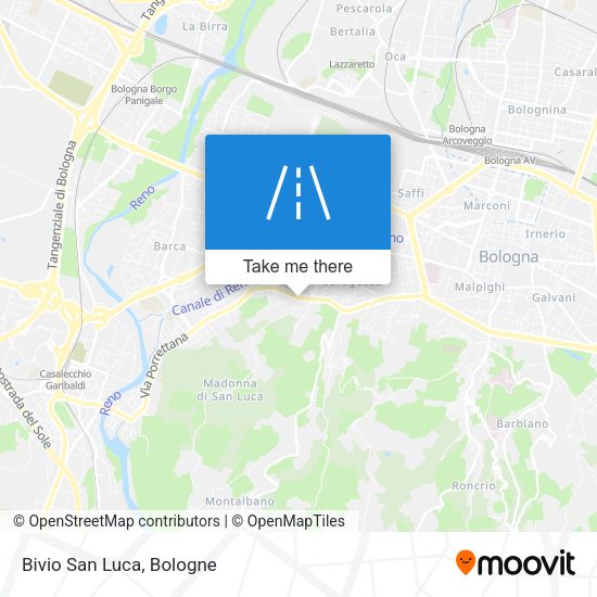 Bivio San Luca map