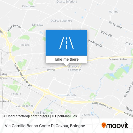 Via Camillo Benso Conte Di Cavour map