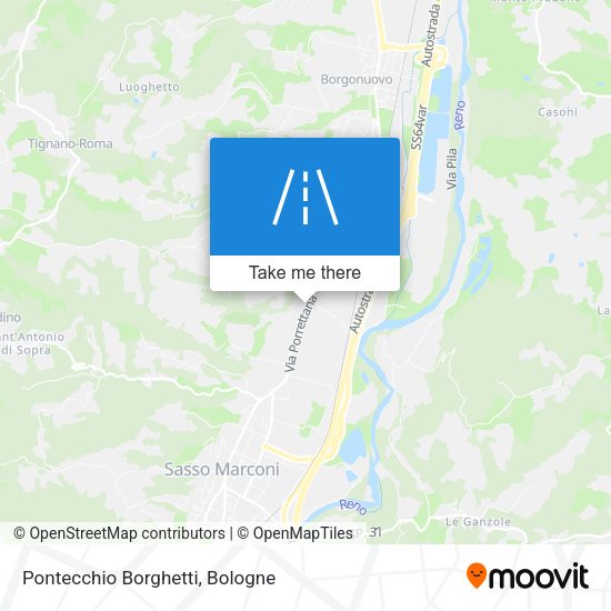 Pontecchio Borghetti map