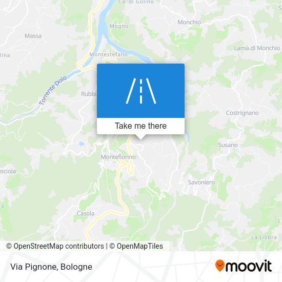 Via Pignone map