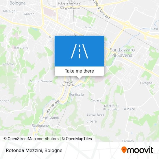 Rotonda Mezzini map