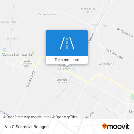 Via G.Scardovi map