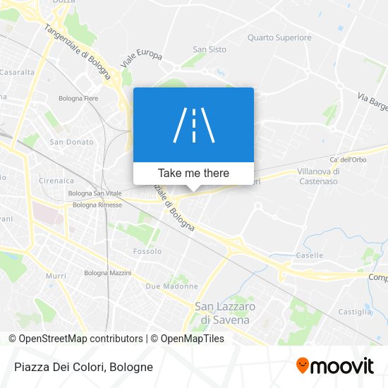 Piazza Dei Colori map