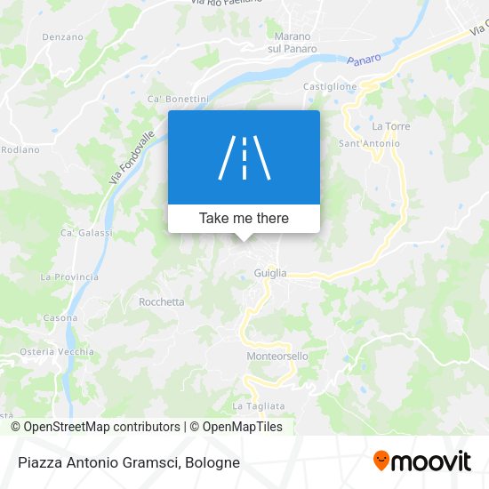 Piazza Antonio Gramsci map
