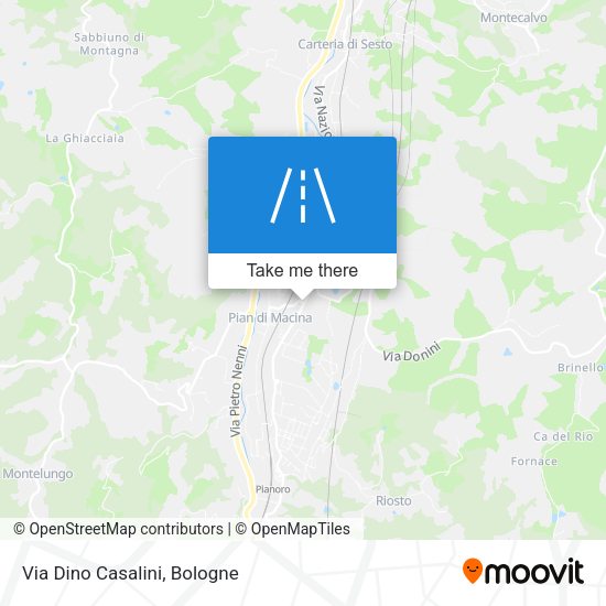 Via Dino Casalini map