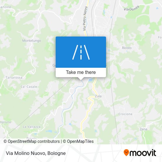 Via Molino Nuovo map