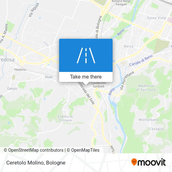 Ceretolo Molino map