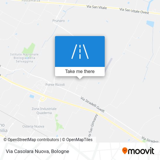 Via Casolara Nuova map